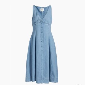 Reformation Sebastian denim midi dress
